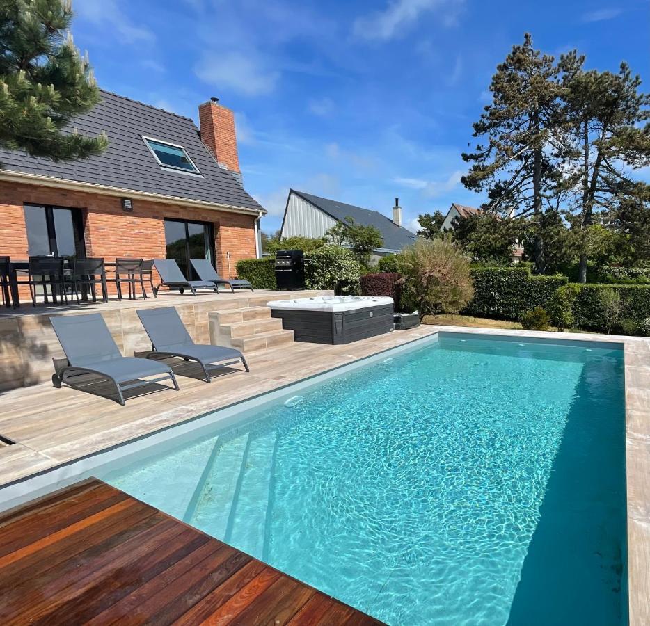 Superbe Maison Avec Piscine Et Jacuzzi Dans Les Dunes Ambleteuse Exteriér fotografie